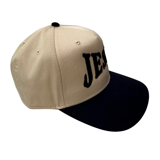 JUST "JESUS" CREAM/ BLACK HAT